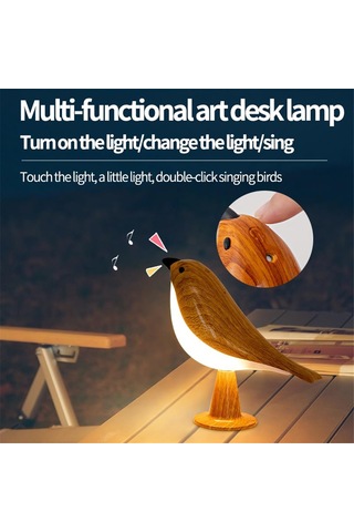Küçük Kuş Masa Lambası, Şarj Edilebilir Kablosuz Masa Lambası Diğer