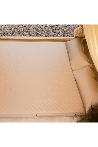 Bloomnest Bağlanabilir Ultra Hafif Şişme Kamp Yatak Pedi, Taşınabilir Seyahat Matı Çadır Trekking İçin Çok Renkli Farklı Renk Desenli Çok Renkli