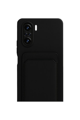 Xiaomi Poco F3 Kılıf Kelvin Kartvizitli Silikon - Siyah 1