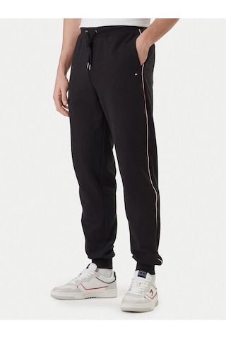 Tommy Hilfiger Mw0mw42882bds Global Stripe Erkek Eşofman Altı Siyah