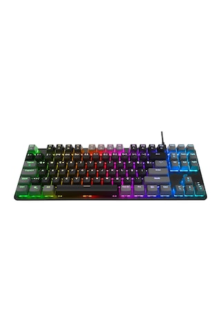 Acer Emachines Eak87 Rgb Mekanik Red Switch Tkl Oyuncu Klavyesi - Siyah Gri 87 Tuş Kompakt Gaming