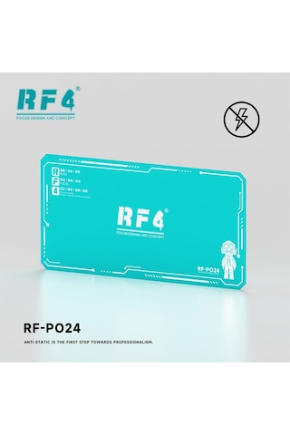 Rf4 Rf-po24 Silikon Tamir Pedi 70x35cm Isıya Dayanıklı Lehimleme Matı Pcb Smd Bga Çalışma Matı