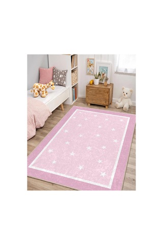 Dijital Baskılı Pamuk Tabanlı Çocuk Halısı Kaymaz, Yumuşak, Makinede Yıkanabilir Çok Renkli 795351088 Çok Renkli