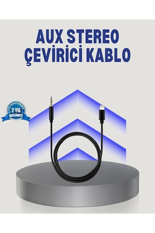 İphone Lightning 3. 5mm Aux Çevirici Kablo Jh-023 Stereo Ses Aktarıcı