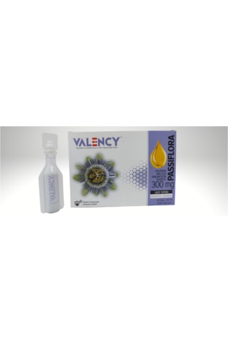 Valency Passiflora Ahududu Özlü Likit Takviye Edici Gıda 20 x 10 ML Valency Passiflora Ahududu Özlü Likit Takviye Edici Gıda 20 x 10 ML