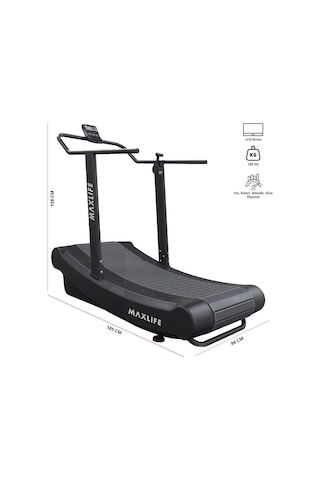 Max Life Self Propelled Curve Koşu Bandı