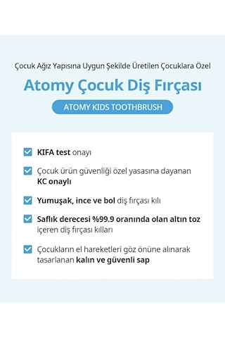Atomy Yumuşak Çocuk Diş Fırçası 2adet