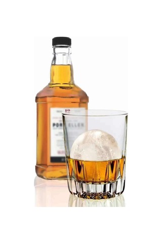 Jeehugo Beyaz Şeffaf 4'lü Yuvarlak Buz Topu Kalıbı - Whiskey Ve İçecekler İçin Pratik Ev Buzluğudur Çok Renkli