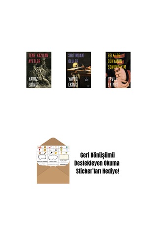 Tene Yazılan Ayetler + Sırtımdaki Ölüler + Belki De Dünyanın Sonundayım Ciltli + Okuma Sticker'ları
