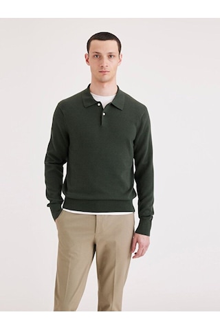 Dockers Erkek Sweatshirt A8472-0002 Yeşil