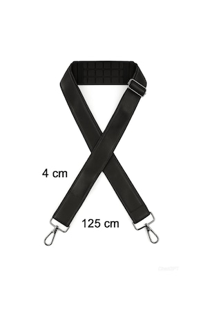 Deri Çanta Omuz Askısı Gri Metal Kancalı Ortopedik Destekli 8683255013975