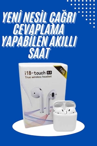 Yeni Nesil Çift Mikrofonlu Dokunmatik Kablosuz Bluetooth Kulaklık Hoparlör