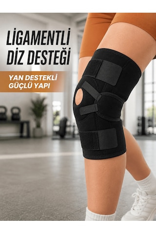 Hsc-bilişim Ligamentli Sporcu Dizliği Patella Destekli Ayarlanabilir Bantlı Diz Koruyucu Çok Renkli
