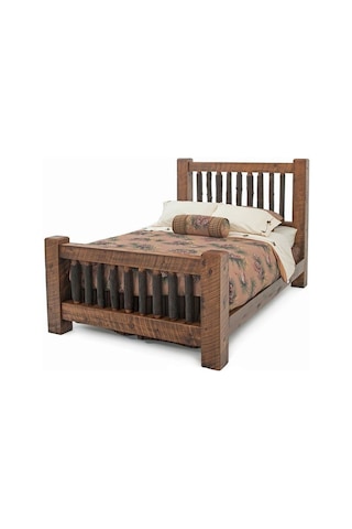 Masifart_Mobilya Masifart Rubra Ahşap Karyola Klasik Çift Kişilik Ahşap Yatak Başl