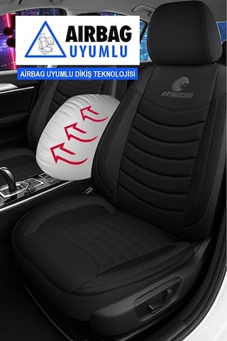 Rover 400 Hatchback Rt 420 Si Lux 136 Hp 1998 Panther Serisi Uyumlu Keten Oto Koltuk Kılıfı Siyah