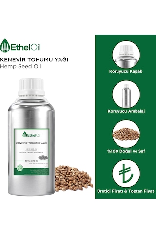 Etheloil Kenevir Tohumu Sabit Yağı 500 G
