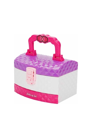 Pretty Pinky 3 Katlı Taşıma Çantalı Kız Çocuk Oyuncak Makyaj Güzellik Seti