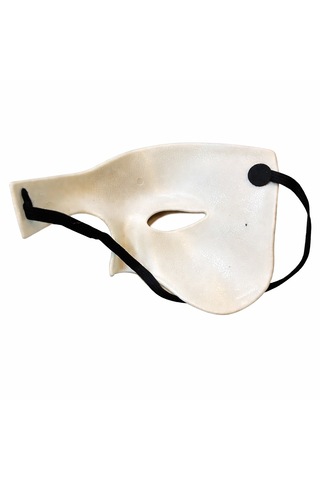 Beyaz Yarım Erkek Maske Phantom Parti & Amp Amp Balo Maskesi 5690 "