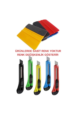 Duvar Paneli Uygulama Seti 1 Adet Keçeli Aparat 1 Adet Falçata Pratik Duvar Paneli Kağıdı Folyo Seti