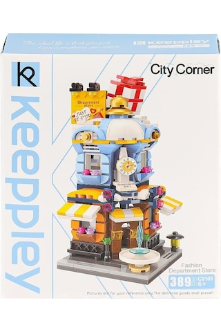 Kp0105 Keeppley City Corner Department Store Blok Seti 389 Parça