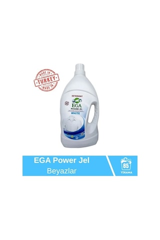 Ega Kimya Power Jel Beyaz Sıvı Yıkama Deterjanı 2 x 3900 ML