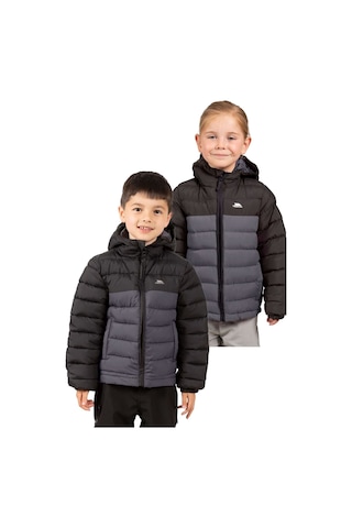 Trespass Oskar Padded Çocuk Mont Ucjkcan20002-blk