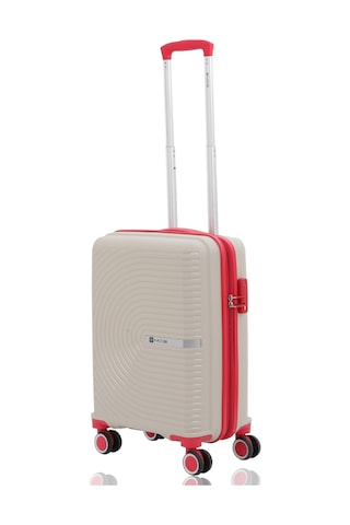 Mçs Polipropilen Valiz V374 55 Cm S21yy100000655 00422 Kemik/kırmızı