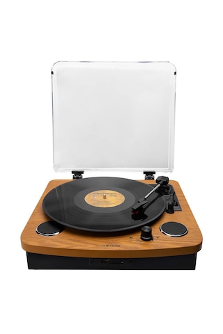 Mikado MN-P235 Voyager Retro Bluetooth - USB Ahşap Pikap Plak Çalar