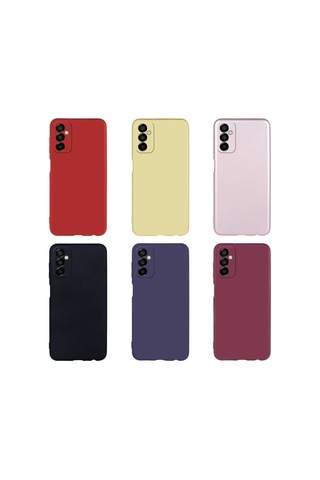 Zore Samsung Galaxy Uyumlu M23 Kılıf Omsy Premier Silikon Kapak - Gold