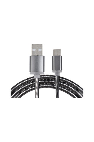 Xiyyadms Metal Tip Type-c Şarj Ve Veri Kablosu, Hızlı Şarj, Yüksek Verimli Transfer, Dayanıklı Metal Yapı, Xiaomi/samsung Uyumlu, 100cm Siyah/gümüş/altın