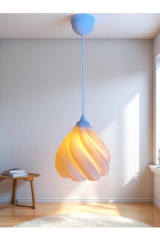 Rüzgar Gülü Modern Sarkıt Avize Nestvibe Beyaz