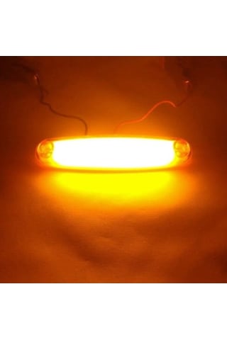 10 Adet Neon Turuncu Parmak Led 12/24 Volt