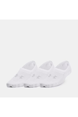Under Armour Breathe Lite Ultra Low 3 Pack Kadın Beyaz Çorap