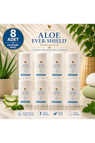 Forever Aloe Ever - Shield Stick Deodorant 8 x 92 G