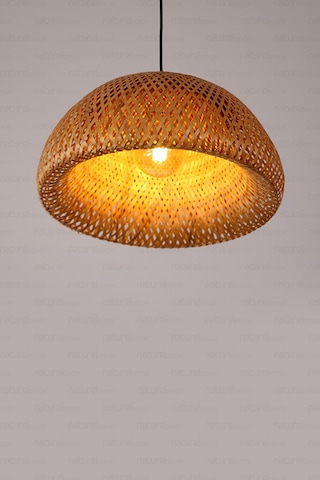 Bohem Bambu Boja Pendant Sarkıt Avize Lamba 45 Cm - Iskandinav, Modern, Bohem, Rattan Aydınlatma Bambu