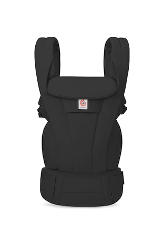 Omni Deluxe %100 Pamuklu (Onyx Black) , 4 Farklı Taşıma Pozisyonlu Ergonomik Kanguru