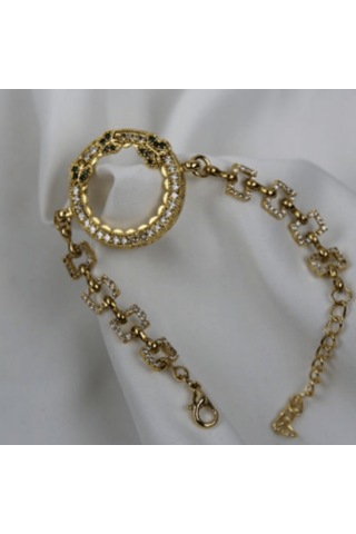 Zu Mru T Dokunus C Eyrek Bileklik Gold