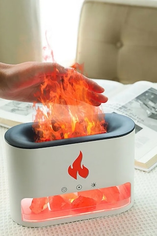 Thentech Aroma Verici Nemlendirici Dekoratif Şık Nemlendirici Aroma Yağlarıyla Çalışabilen Modlu Nemlendirici