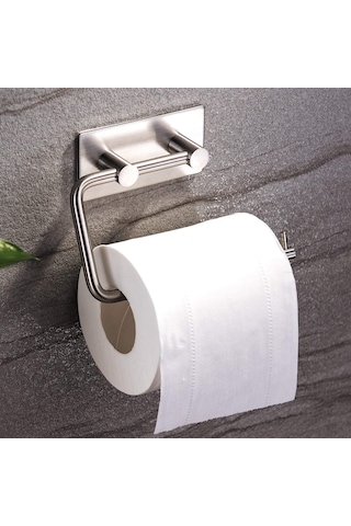 Deltahome Paslanmaz Çelik 40Cm Havluluk Ve Tuvalet Kağıtlığı Set (309618541)