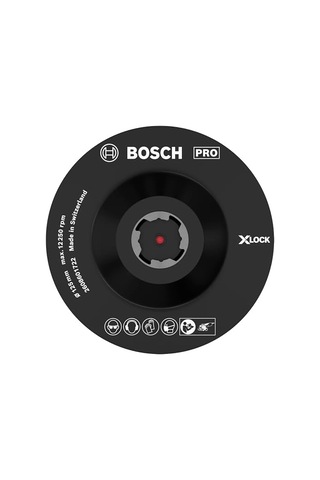 Accessories Professional Destek Tabağı Cırt Cırtlı, X-lock, Ø125 Mm