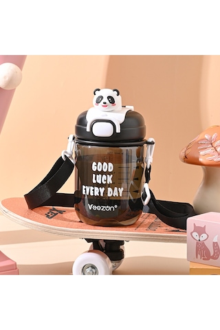 Jian Fan Öğretci Yaz Plastik Su Bardağısıyah Siyah