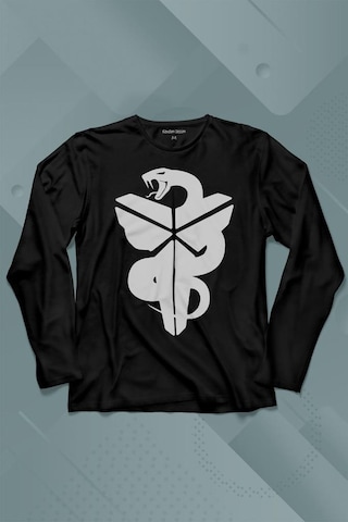 Kobe Bryant Black Mamba Snake Nba Basketball Uzun Kollu Tişört Baskılı T-shirt 001