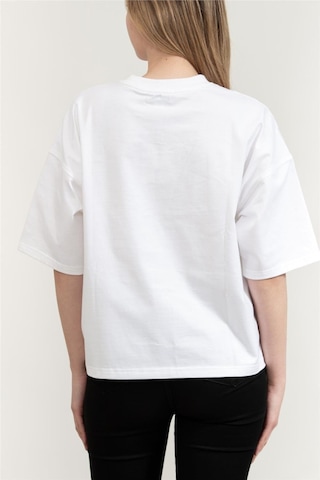 Calvin Klein Bayan T Shirt Lv047d204g Yaa Beyaz Beyaz