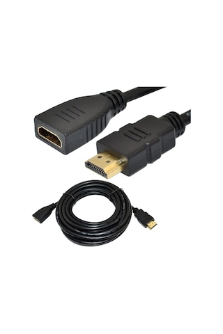 Hdmi Uzatma Kablosu Dişi Erkek HDMI 5 M