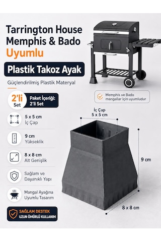Memphis Mangal İçin Plastik Ayak Mangal Ayak Takozu Yedek Parça