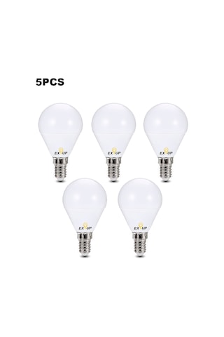 Dianziye 5 Adet Iç Mekan Led Ampulü - E14 Taban, 7w, 220-240v, 270 Açı, 2800-3500k Sıcak Beyaz, Yumuşak Işık