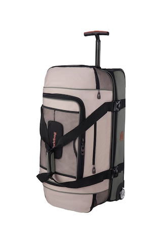 İtluggage İt Luggage Bej Unisex Çekçekli Kumaş Valiz 1138