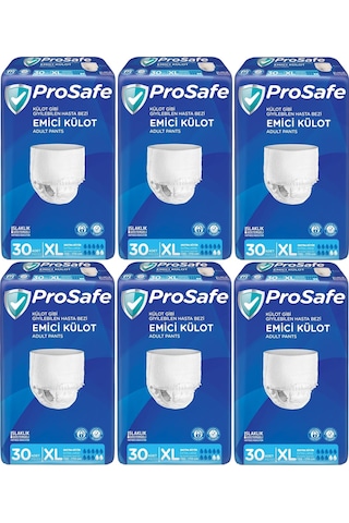 Prosafe Emici Külot Hasta Bezi XL 6 x 30'lu