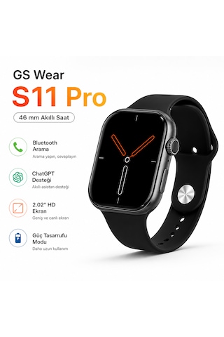 Gs Wear S11 Pro 1.54" Akıllı Saat (İthalatçı Garantili)