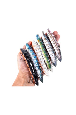 Hengjıa Çok Segmentli Balık Yemi Sahte Balık Yemi Luya Loach Yemi 7 14cm 21.4g